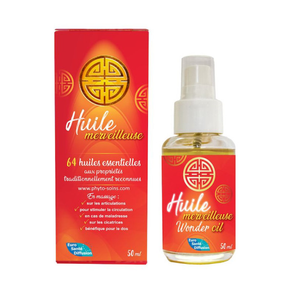 Huile Merveilleuse (mélange de 64 huiles essentielles) phytofrance par phyto-soins