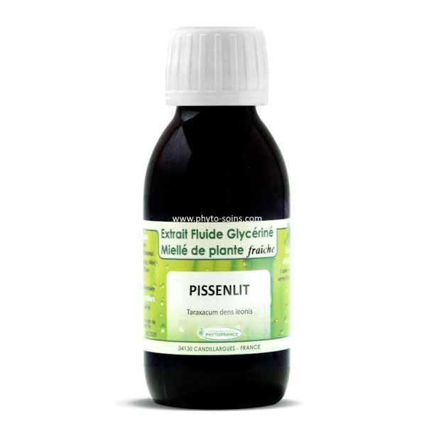 Extrait fluide glycériné miellé de Pissenlit frais et BIO