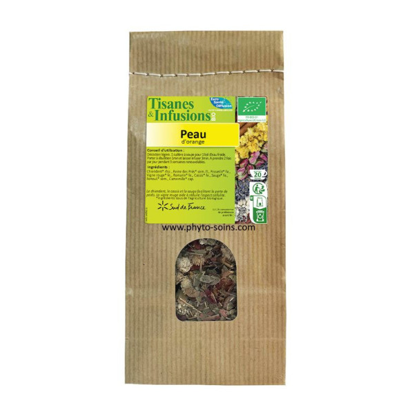 Herboristerie: Tisane BIO peau d'orange/ cellulite 45g phytofrance par phyto-soins