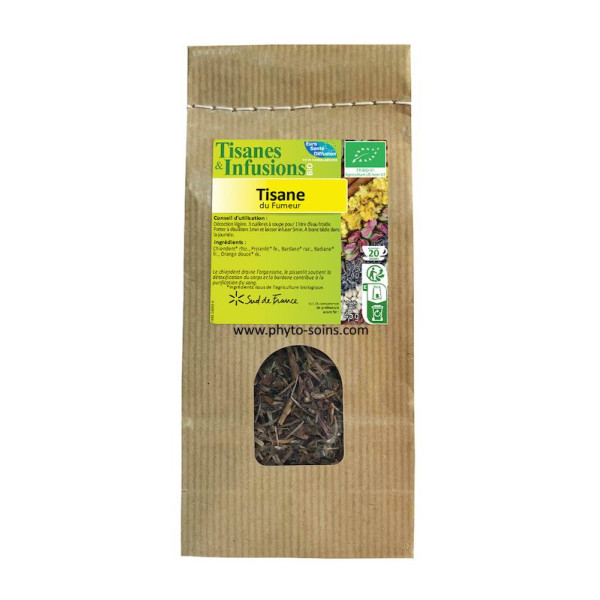 Herboristerie: Tisane BIO du fumeur 45g phytofrance par phyto-soins