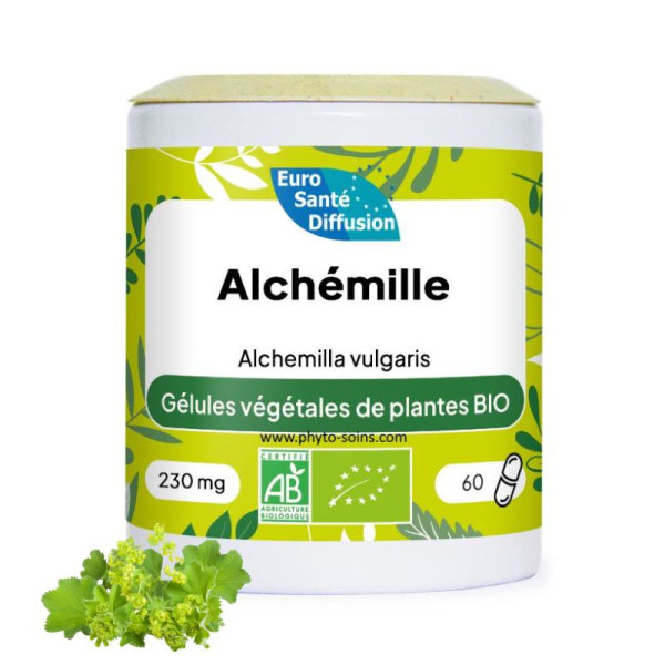 Boite de Gélules d'Alchémille BIO (Alchémilla vulgaris) 230mg