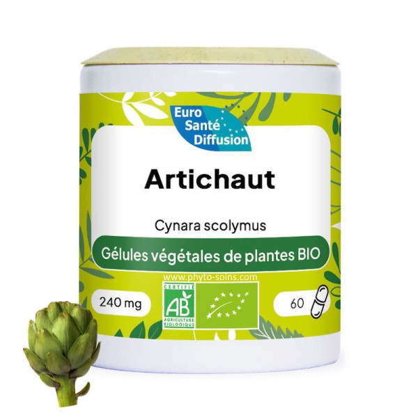 Boite de Gélules d'Artichaut BIO (Cynara Scolymus) 240mg phytofrance par phyto-soins