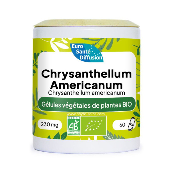 Boite de 60 gélules de Chrysanthellum Americanum BIO 230 mg phytofrance