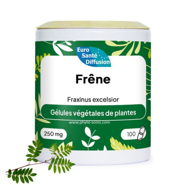 Boite de 100 ou 250 gélules de Frêne élevé (Fraxinus excelsior) 250mg phytofrance