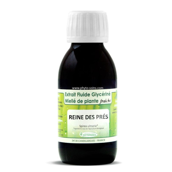 Extrait fluide glycériné miellé de Reine des prés fraiche et BIO phytofrance