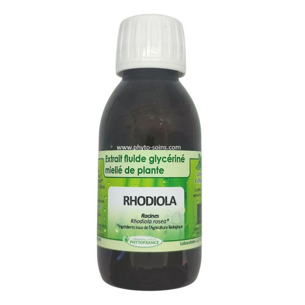 Extrait fluide glycériné miellé de Rhodiola BIO phytofrance par phyto-soins