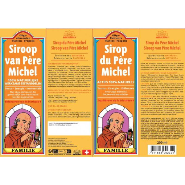 Sirop du Père Michel Famille 150ml - Propos-nature - phyto-soins