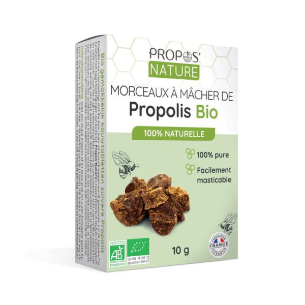 Morceaux de Propolis Pure à Mâcher Bio - Propos-nature par phyto-soins