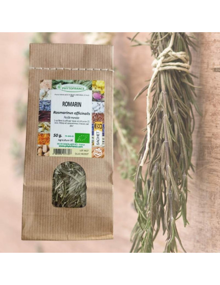 Sachet de Romarin feuille BIO pour tisane ou comme aromate
