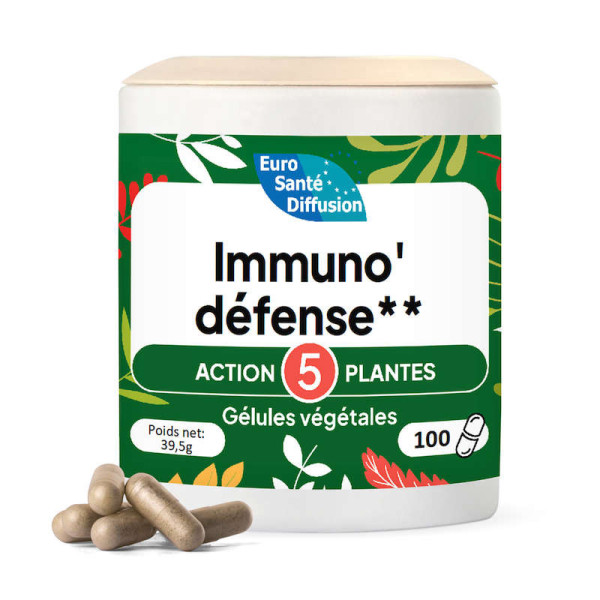Gélules action 5 plantes Immuno'défense Phytofrance