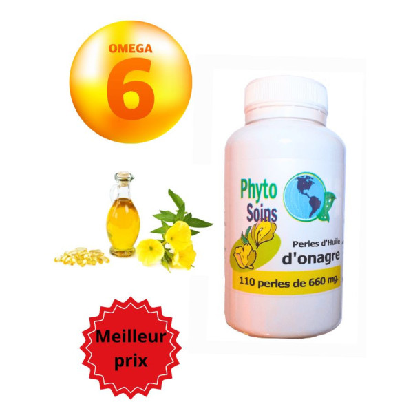110 Capsules d'huile d'Onagre 1ère pression à froid - Phyto-soins