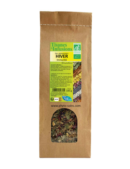 Herboristerie Tisane BIO saisonnière Hiver: immunité phytofrance
