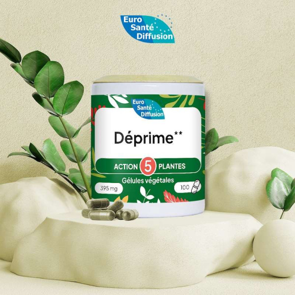 Gélules action 5 plantes Déprime phytofrance