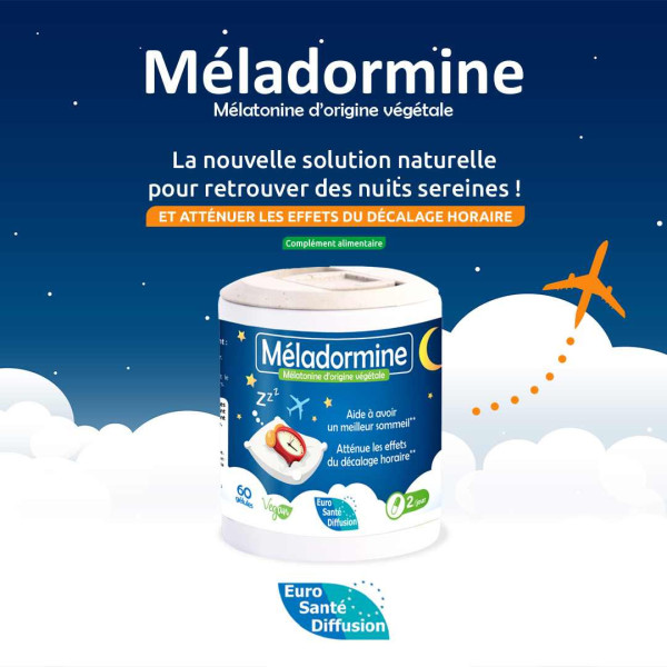 Nutri-complexe: Méladormine, Mélatonine d'origine végétale - Phytofrance