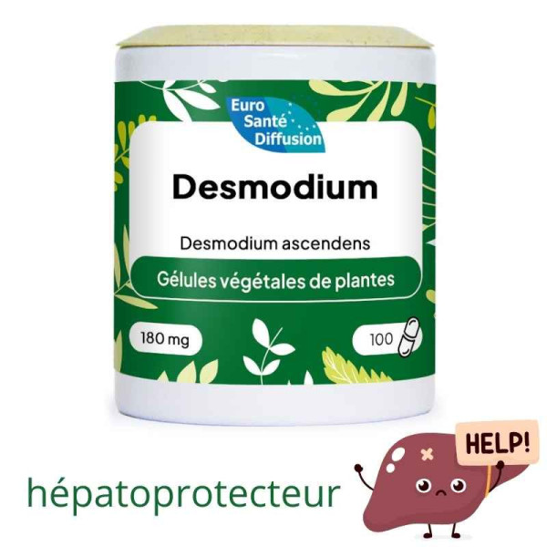 Boite de 100 ou 250 gélules de Desmodium...