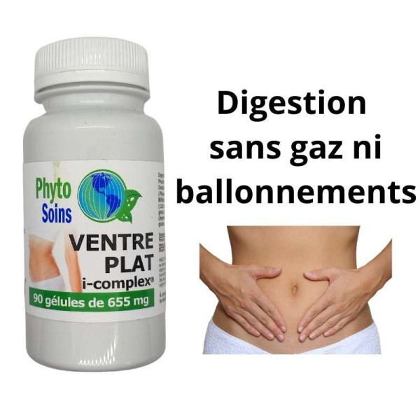 Gélules Ventre plat - digestion et gaz - Phyto-soins