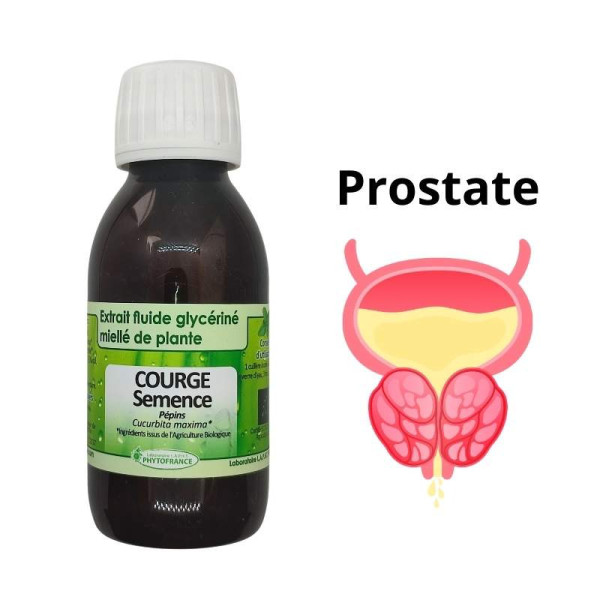 Extrait fluide glycériné de pépins de Courge BIO - Phytofrance