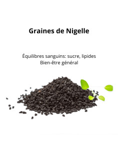 Sachet de 100g de graine de Nigelle - Phytofrance