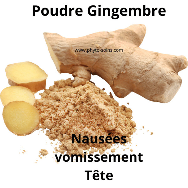 Poudre de Gingembre (Zingiber officinalis) BIO ou tradi - Phytofrance