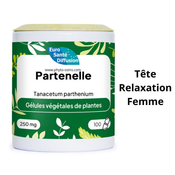 Boite de 60 ou 250 gélules de Camomille grande (Partenelle) - Phytofrance