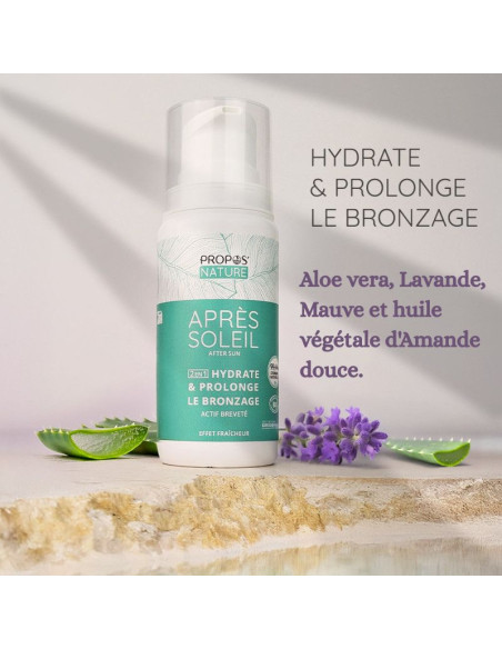 Gel Après Soleil à l'Aloé Vera, Lavande et Mauve BIO phyto-soins