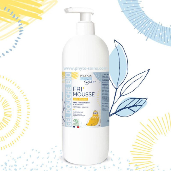 Fri'mousse gel douche bébé 200ml - Propos nature par phyto-soins