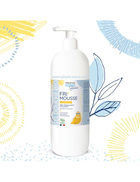 Fri'mousse gel douche bébé 200ml - Propos nature par phyto-soins
