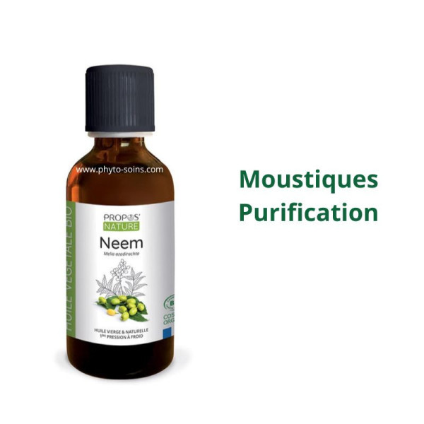 Huile Végétale de Neem BIO cosmos organic- 50ml - Propos nature