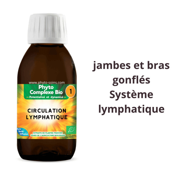 Phyto-complexe BIO n°1 Circulation lymphatique - Phytofrance par phyto-soins.com