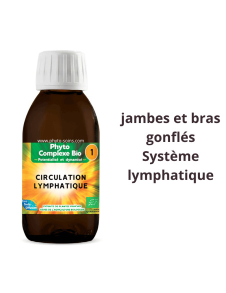 Phyto-complexe BIO n°1 Circulation lymphatique - Phytofrance par phyto-soins.com