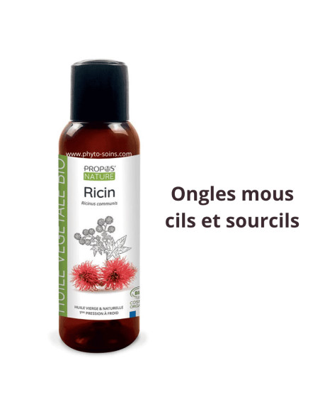 Huile Végétale de Ricin BIO cosmos organic - Propos nature