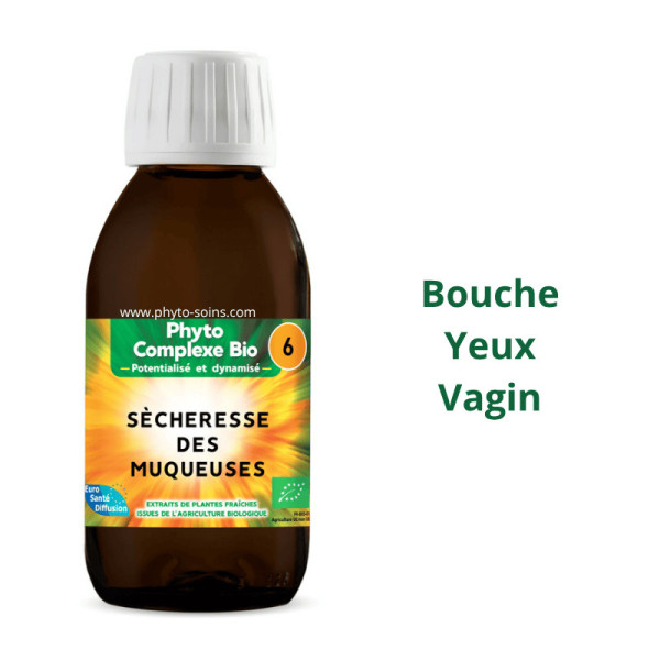 Phyto-complexe BIO n°6 sécheresse des muqueuses - Phytofrance