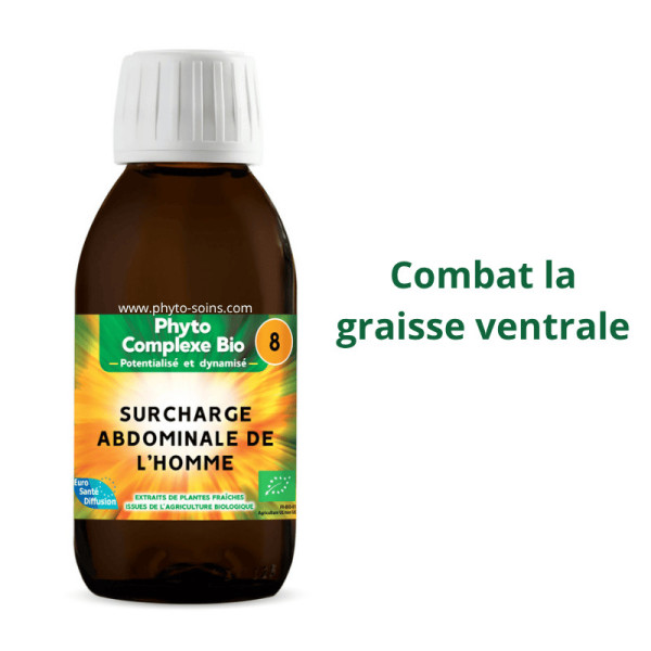 Phyto-complexe BIO n°8 Surcharge abdominale - Phytofrance par phyto-soins.com