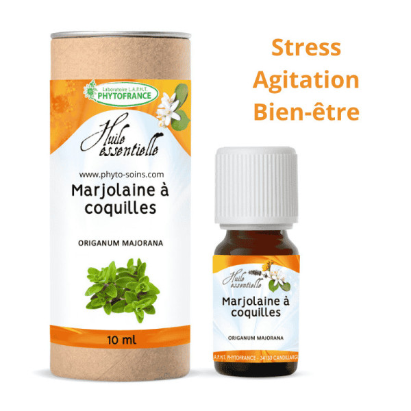 Huile essentielle BIO de Marjolaine des jardins ou à coquille pure et naturelle - Phytofrance par phyto-soins.com