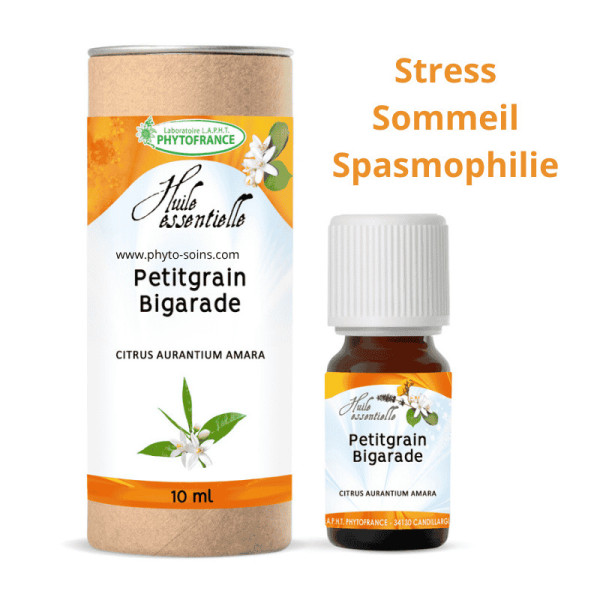 Huile essentielle de Petit grain bigarade BIO, pure et naturelle - Phytofrance par phyto-soins.com