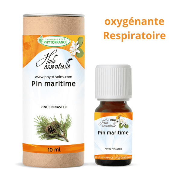 Huile essentielle de Pin maritime BIO, pure et naturelle - Phytofrance par phyto-soins.com