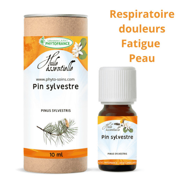 Huile essentielle de Pin sylvestre BIO, pure et naturelle - phytofrance par phyto-soins.com