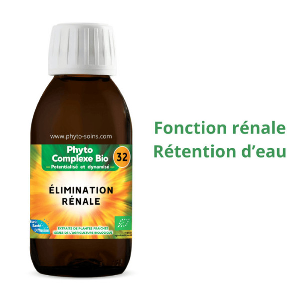 Phyto-complexe BIO n°32 élimination rénale - Phytofrance par phyto-soins.com