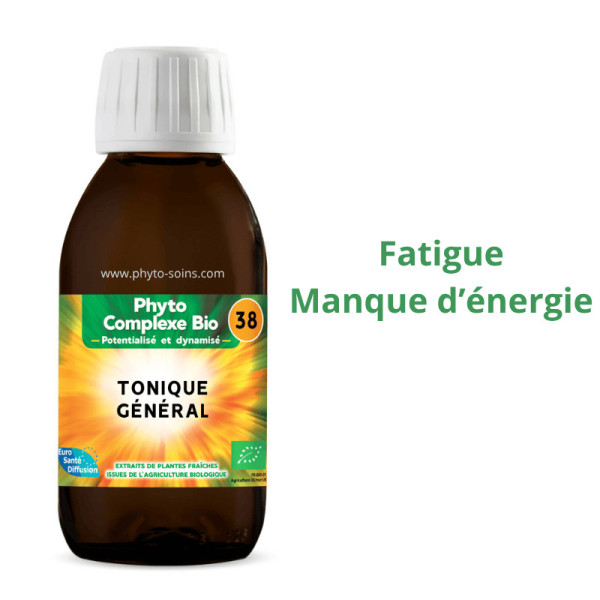 Phyto-complexe BIO n°38 Tonique général - Phytofrance par phyto-soins.com