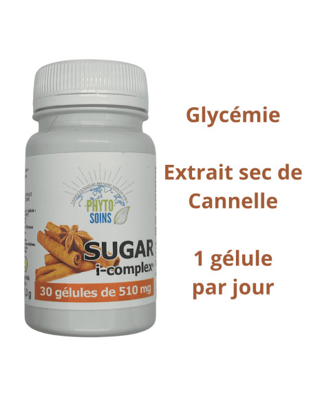 Gélules Sugar i-complex- équilibre du sucre - Phyto-soins