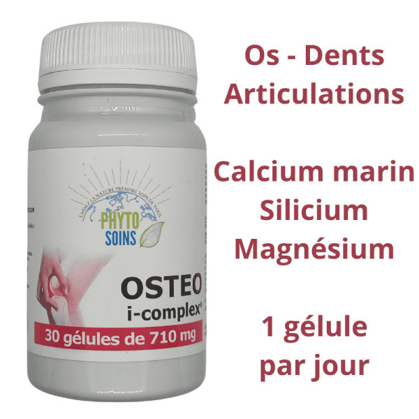 Gélules Ostéo i-complex- Pour des Os costauds - Phyto-soins