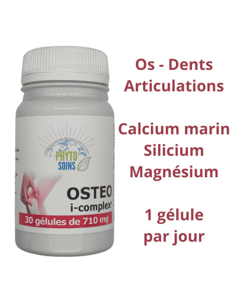 Gélules Ostéo i-complex- Pour des Os costauds - Phyto-soins