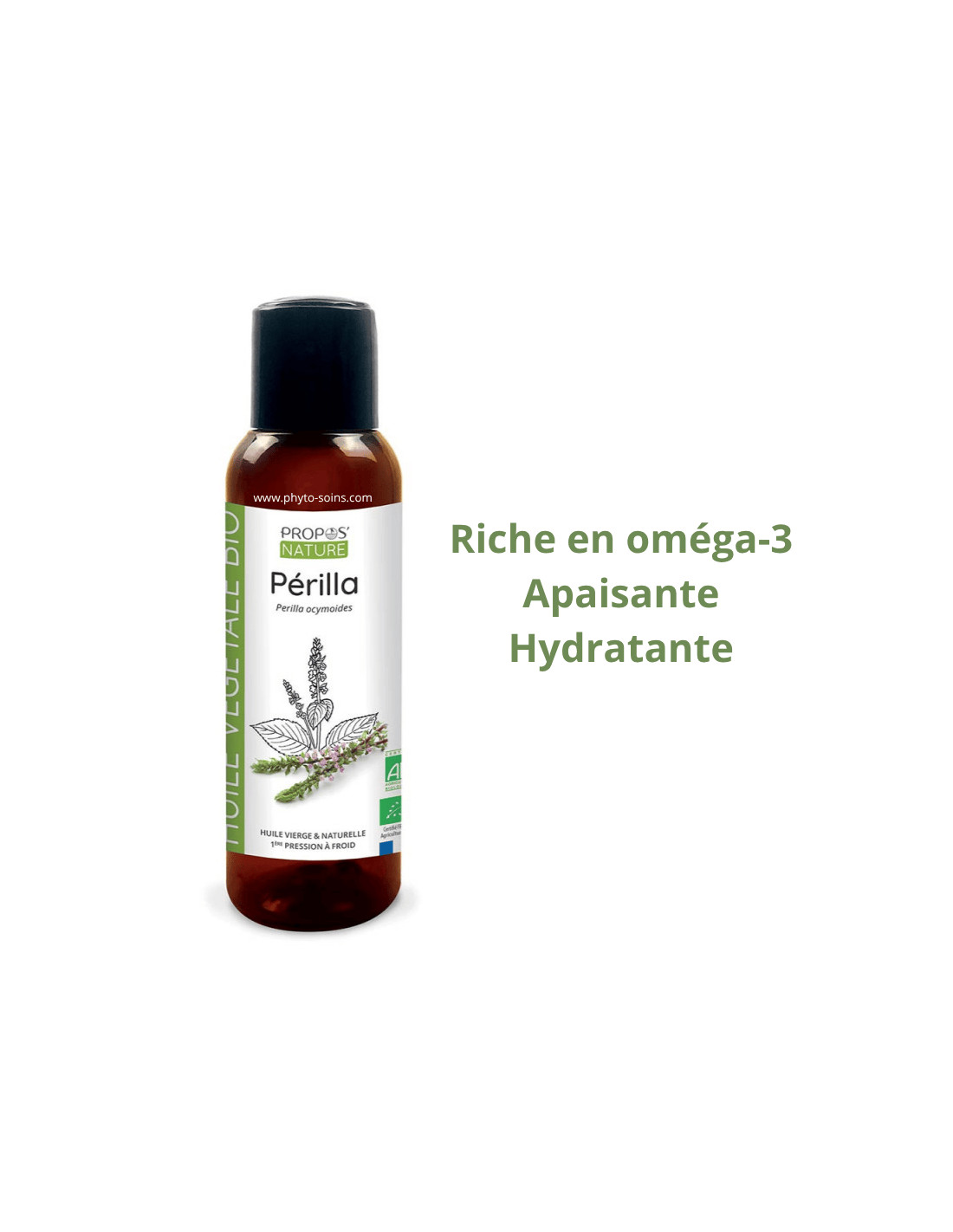 Huile Végétale de Périlla BIO cosmos organic - Propos nature
