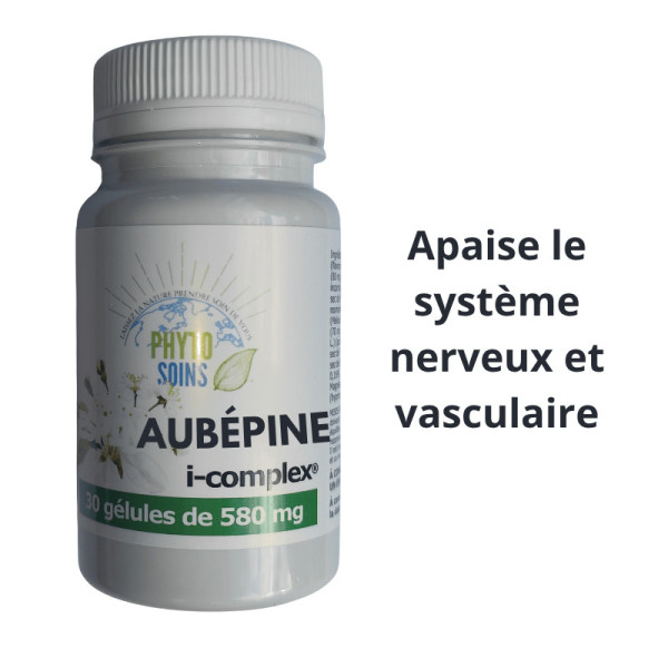 Gélules Aubépine i-complex- Sérénité & Soutien cardiovasculaire - Phyto-soins