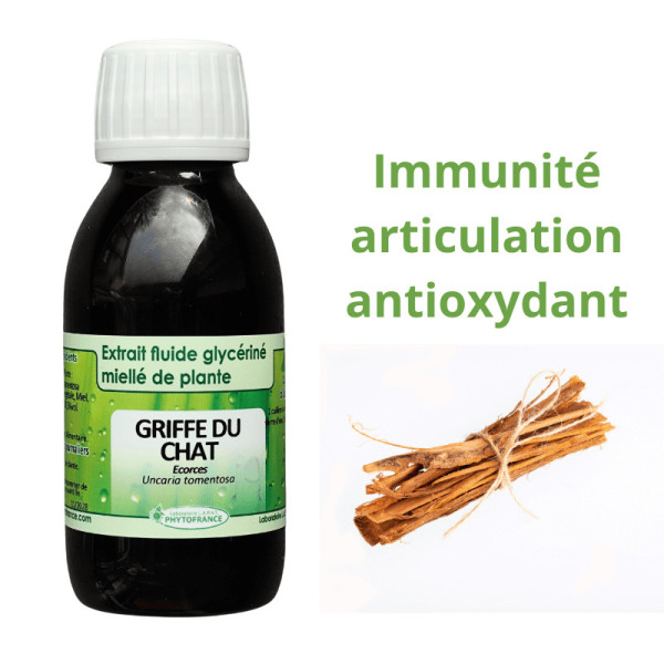 Extrait fluide glycériné miellé de Griffe du Chat - Phytofrance