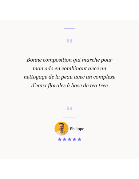 Phyto-complexe BIO n°10 Peau d'ado et drainage cutané - avis client