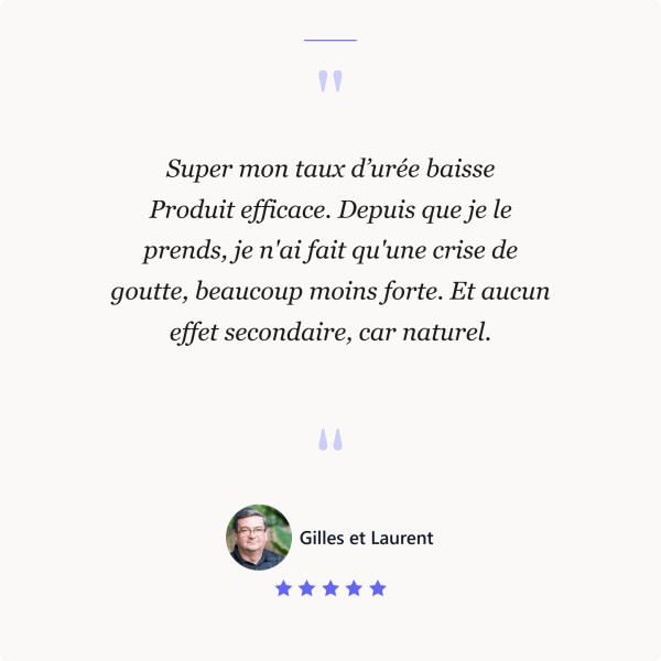 Phyto-complexe BIO n°15 acide U - avis client