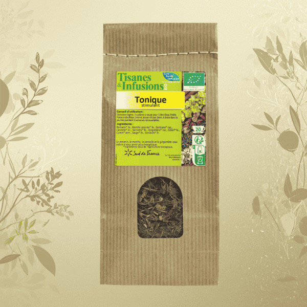 Herboristerie Tisane BIO Tonique stimulant - Phytofrance