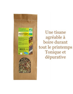 Herboristerie Tisane BIO saisonnière Printemps: Tonique et dépurative