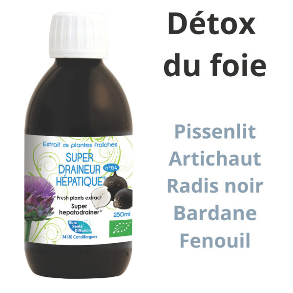 Super draineur Hépatique n°64 - Flacon de 250ml